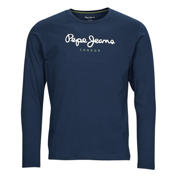 Kleidung Herren T-Shirts Pepe jeans EGGO LONG Marineblau