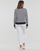 Kleidung Damen Pullover Lacoste AF2545 Marineblau / Weiß