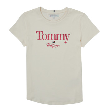 Vêtements Fille T-shirts manches courtes Tommy Hilfiger KG0KG06821-YBH 
