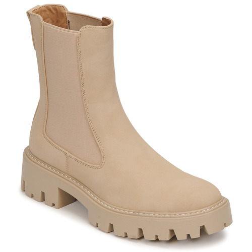 Schuhe Damen Boots Only ONLBETTY-1 NUBUCK PU BOOT Kamel