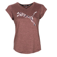 Vêtements Femme T-shirts manches courtes Puma TRAIN FAVORITE HEATHER CAT 