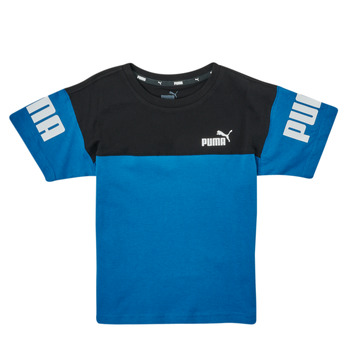 Kleidung Jungen T-Shirts Puma PUMPA POWER COLORBLOCK TEE Blau