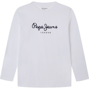 Abbigliamento Bambino T-shirts a maniche lunghe Pepe jeans NEW HERMAN 