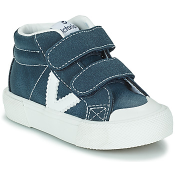 Schuhe Kinder Sneaker High Victoria TRIBU TIRAS EFECTO PIEL Marineblau