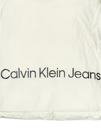 Calvin Klein Jeans LOGO BELT WAISTED SHORT PUFFER Beige