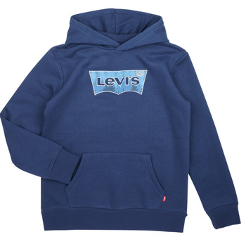 Kleidung Jungen Sweatshirts Levi's BATWING PRINT HOODIE Marineblau