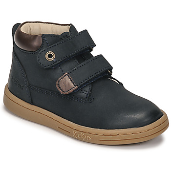 Schuhe Kinder Boots Kickers TACKEASY Marineblau