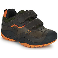 Schuhe Jungen Sneaker Low Geox J NEW SAVAGE BOY Braun, / Orange