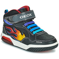 Schuhe Jungen Sneaker High Geox J INEK BOY A Marineblau / Rot
