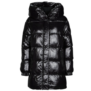 Abbigliamento Donna Piumini MICHAEL Michael Kors HORIZONTAL QUILTED DOWN COAT WITH  ATTACHED HOOD 