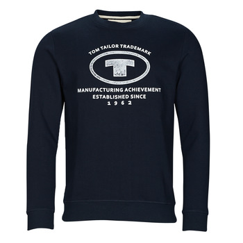 Kleidung Herren Sweatshirts Tom Tailor CREW Marineblau