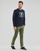 Kleidung Herren Sweatshirts Tom Tailor CREW Marineblau