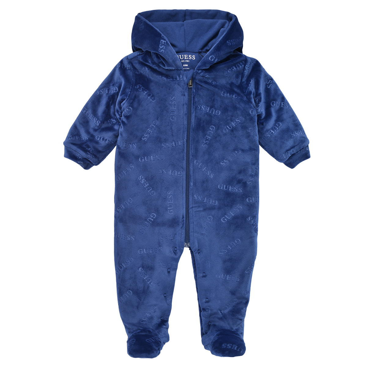 Kleidung Kinder Overalls / Latzhosen Guess H2BW04-KA2X0-G791 Marineblau