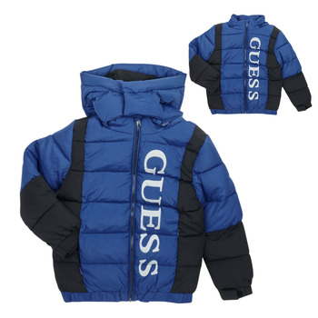 Kleidung Kinder Daunenjacken Guess H2BJ01-WF090-G791 Marineblau