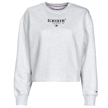 Kleidung Damen Sweatshirts Tommy Jeans TJW RLXD ESSENTIAL LOGO 1 CREW Grau