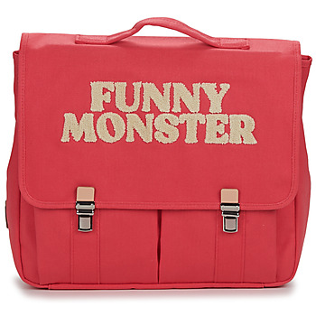 Sacs Fille Cartables Jojo Factory CARTABLE UNIE PINK FUNNY MONSTER 