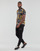 Kleidung Herren T-Shirts Versace Jeans Couture 73GAH6S0-G89 Weiß / Gelb