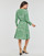 Vêtements Femme Robes courtes Tommy Hilfiger BANDANA WRAP KNEE DRESS 3/4 SLV 