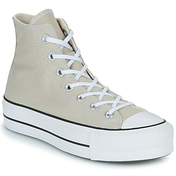 Schuhe Damen Sneaker High Converse Chuck Taylor All Star Lift Canvas Seasonal Color Beige
