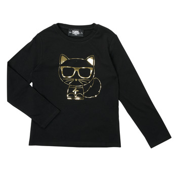 Abbigliamento Bambina T-shirts a maniche lunghe Karl Lagerfeld Z15391-09B 