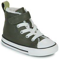 Scarpe Unisex bambino Sneakers alte Converse Chuck Taylor All Star 1V Lined Leather Hi 