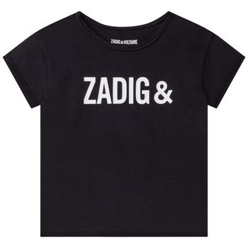 Kleidung Mädchen T-Shirts Zadig & Voltaire X15369-09B    