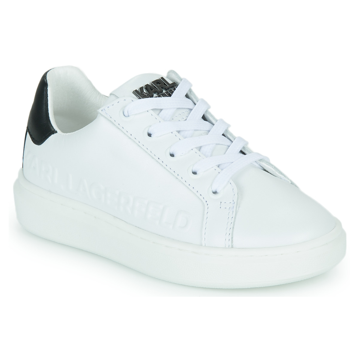 Schuhe Jungen Sneaker Low Karl Lagerfeld Z29049 Weiß