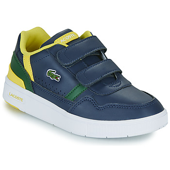 Schuhe Jungen Sneaker Low Lacoste T-CLIP Marineblau / Gelb