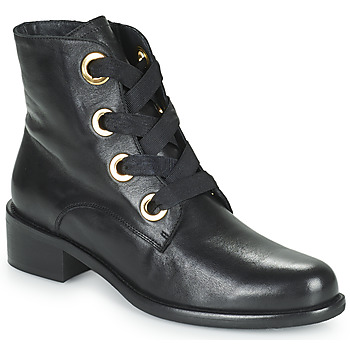 Chaussures Femme Boots Myma 5901-MY-CUIR-NOIR 