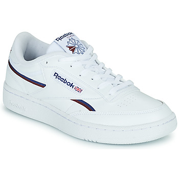 Schuhe Sneaker Low Reebok Classic CLUB C 85 VEGAN Weiß / Blau / Rot