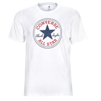 Kleidung T-Shirts Converse GO-TO CHUCK TAYLOR CLASSIC PATCH TEE Weiß