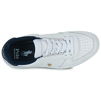 Polo Ralph Lauren POLO CRT PP-SNEAKERS-LOW TOP LACE Weiß / Marineblau