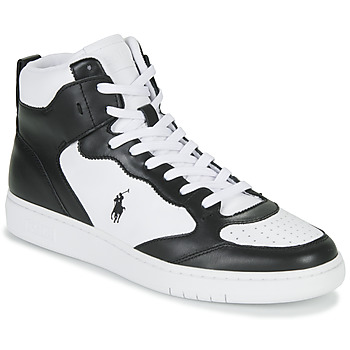 Schuhe Herren Sneaker High Polo Ralph Lauren POLO CRT HGH-SNEAKERS-LOW TOP LACE Weiß