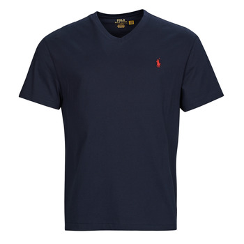 Kleidung Herren T-Shirts Polo Ralph Lauren KSC08H-SSVNCLS-SHORT SLEEVE-T-SHIRT Marineblau
