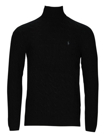 Kleidung Herren Pullover Polo Ralph Lauren S224SC03-LSCABLETNPP-LONG SLEEVE-PULLOVER Schwarz