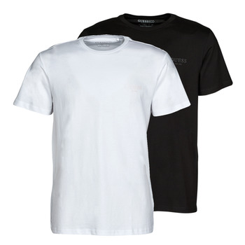 Kleidung Herren T-Shirts Guess STILLMAN CN SS X2 Weiß
