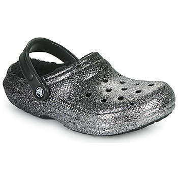 Schuhe Damen Pantoletten / Clogs Crocs CLASSIC GLITTER LINED CLOG Silber