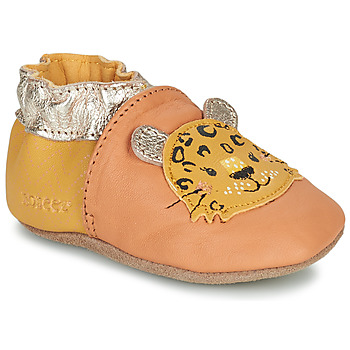 Schuhe Mädchen Babyschuhe Robeez LEOPARDO Kamel