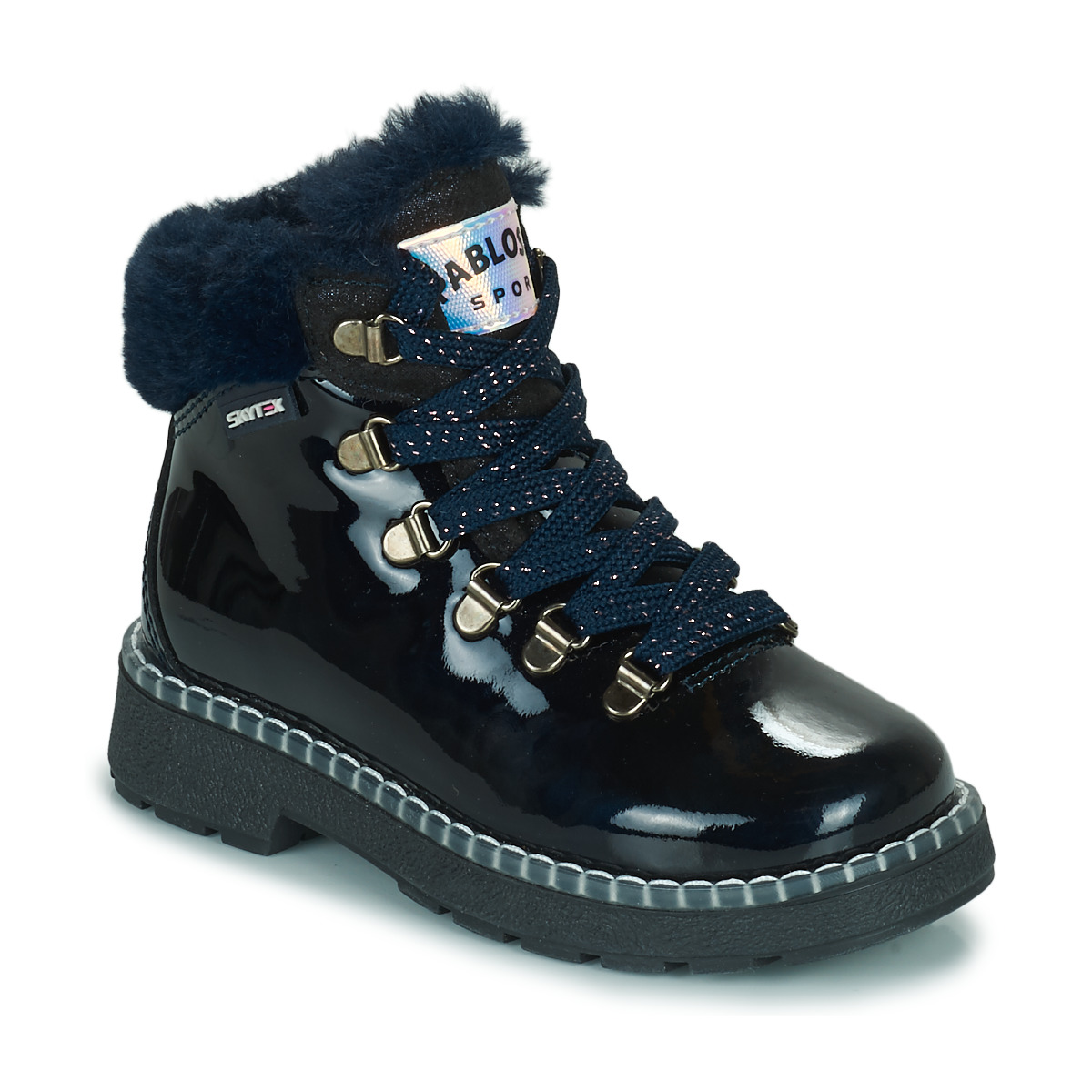 Schuhe Mädchen Boots Pablosky 415929 Marineblau