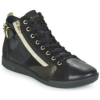 Schuhe Damen Sneaker High Pataugas PALME MIX Golden