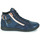 Schuhe Damen Sneaker High Pataugas PALME MIX Marineblau