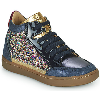 Schuhe Mädchen Sneaker High Shoo Pom PLAY CONNECT Marineblau / Golden