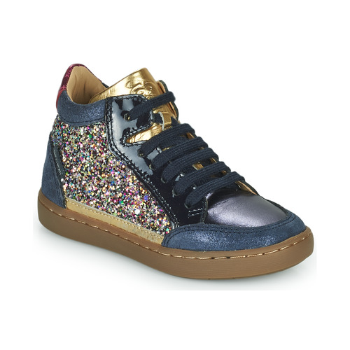 Schuhe Mädchen Sneaker High Shoo Pom PLAY CONNECT Marineblau / Golden