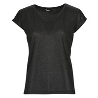 Vêtements Femme T-shirts manches courtes Only ONLSILVERY S/S V NECK LUREX TOP JRS 