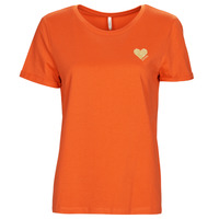Vêtements Femme T-shirts manches courtes Only ONLKITA S/S LOGO TOP 