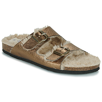 Schuhe Damen Hausschuhe Plakton BETA Bronze