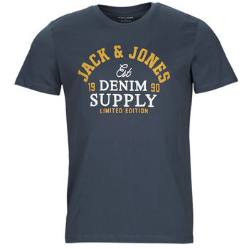 Kleidung Herren T-Shirts Jack & Jones JJELOGO TEE SS O-NECK 2 COL Blau