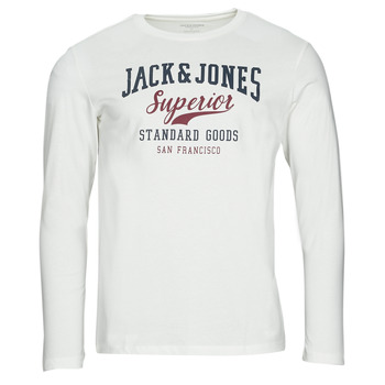 Vêtements Homme T-shirts manches longues Jack & Jones JJELOGO TEE LS O-NECK 2 COL 