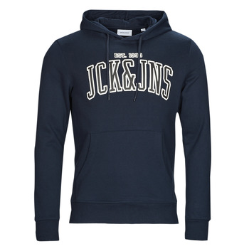 Kleidung Herren Sweatshirts Jack & Jones JJCEMB SWEAT HOOD Marineblau