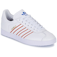 Schuhe Sneaker Low adidas Originals GAZELLE Weiß / Rot